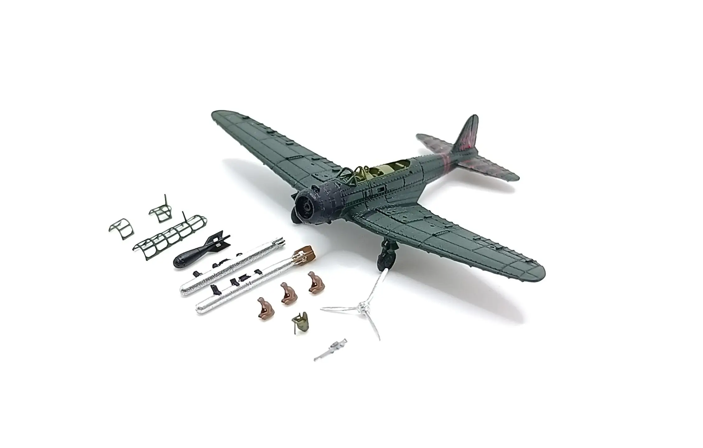 BUNKER IJN35205 1/350 scale 1/350  IJN Type97 Attack Bomber Model 3