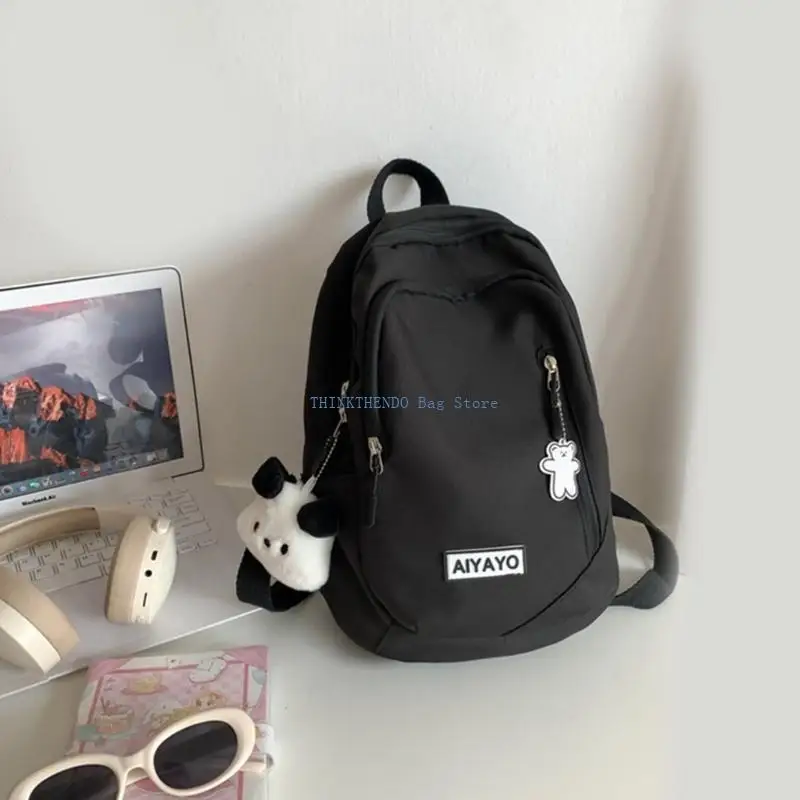 340D Backpack for Girl Versatile Rucksack Double Strap Shoulder Bag Travel Daypack