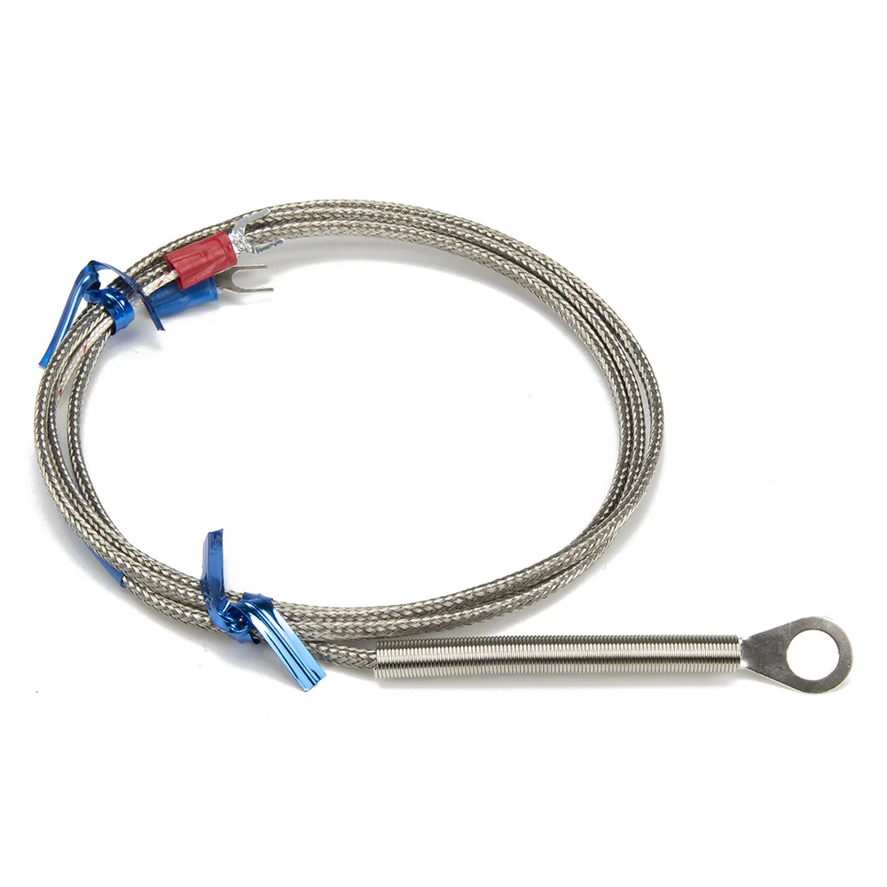 FTARR01 K E J type 1m metal screening cable 4mm 5mm 6mm 14mm diameter hole ring head thermocouple temperature sensor