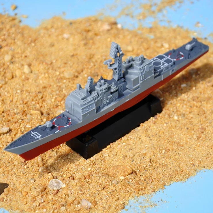 Plastic Assembly Warship Model Kits Eight Stype Different 1/1000 Scale 15cm Puzzle Military Toys For Children