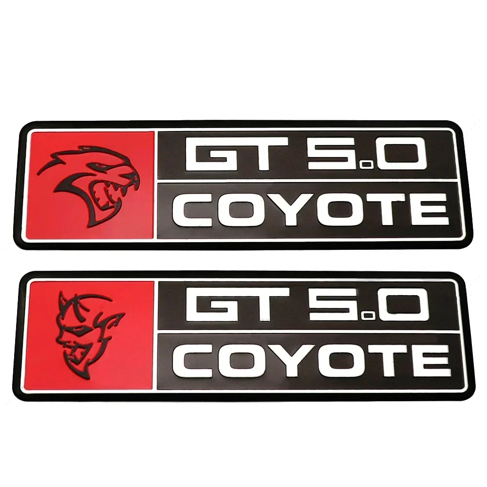 Alloy GT350 GT500 Logo Car Body Emblem Rear Trunk Badge Sticker for Ford Shelby Fiesta Focus Mondeo Kuga Ranger Mustang Everest