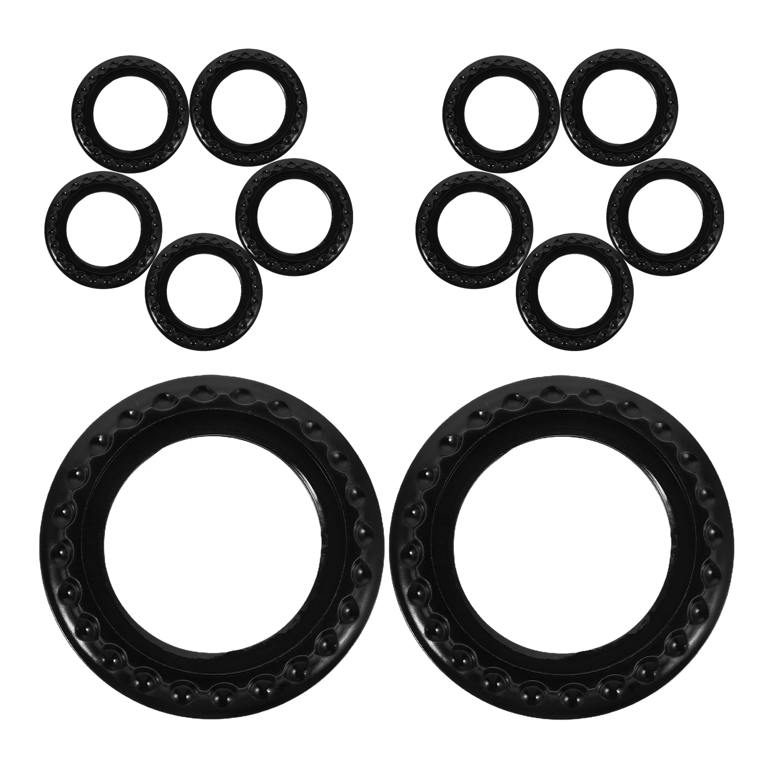 

30pcs E26 Lamp Holder Ring Black Bakelite Light Socket Shade Rings For Glass Lampshades Durable Fixture Accessories