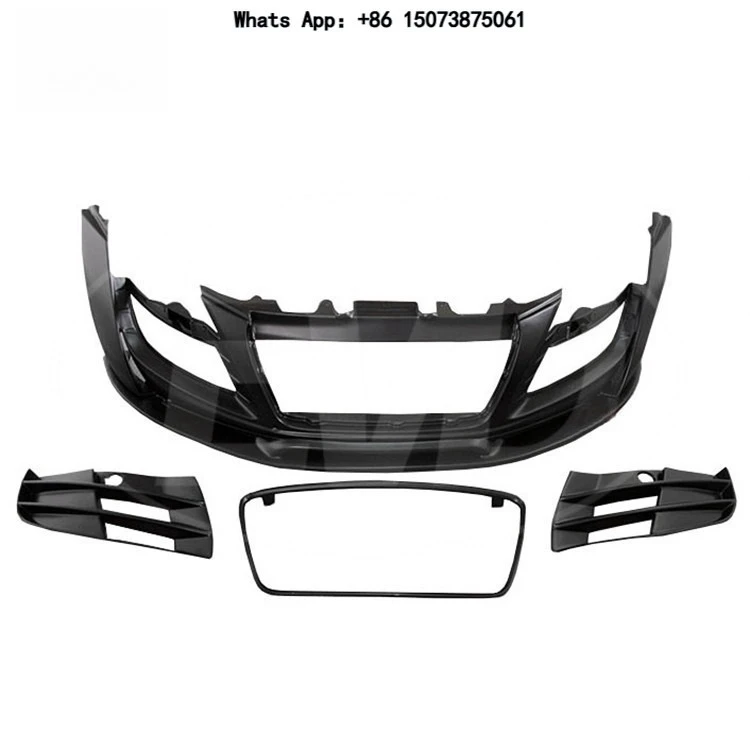 PRIOR DESIGN STYLE GLASS FIBER FRP FRONT BUMPER for 2008-2015 R8 V8 V10