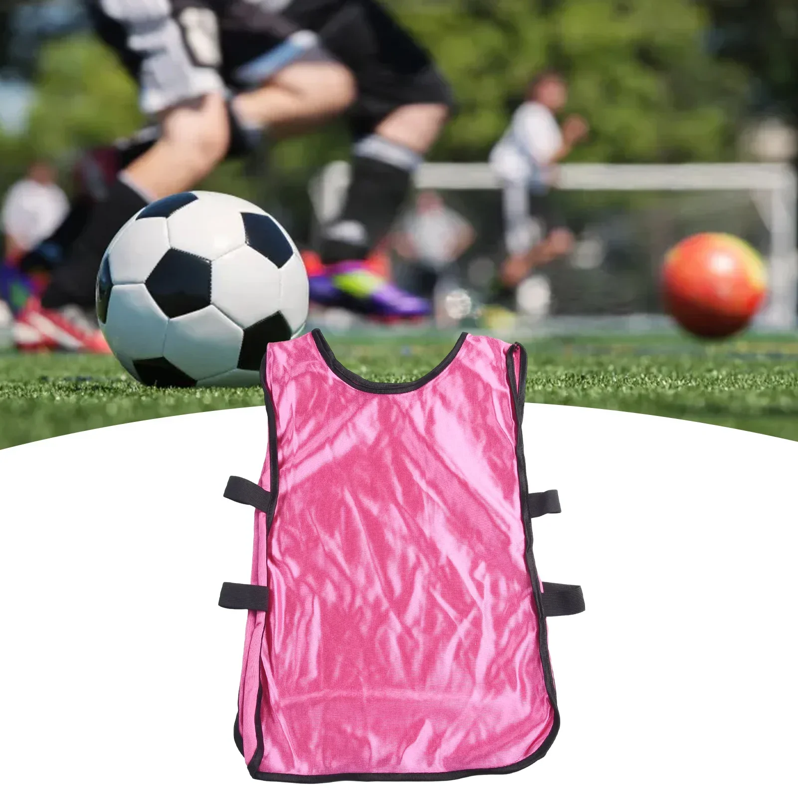 

1pc Kid Sports Vests Training Numbered Bibs Practice Quick-Dry Basketball Football Rugby Team Jersey Polyeste