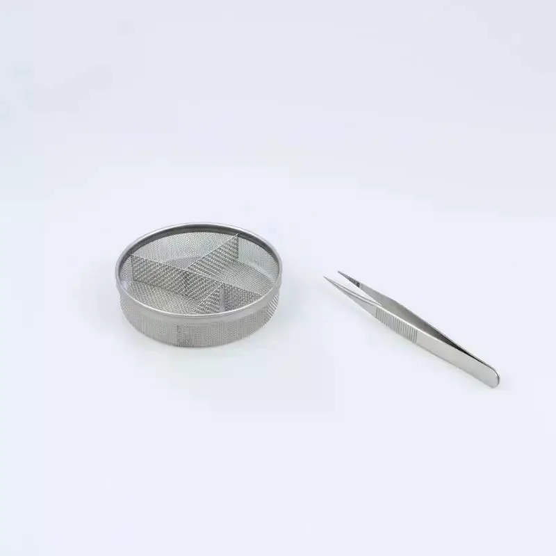 Stainless Steel Watch Cleaner Basket Mesh Tray For Watch Cleaning Machine Parts Jewelry Repair Tool