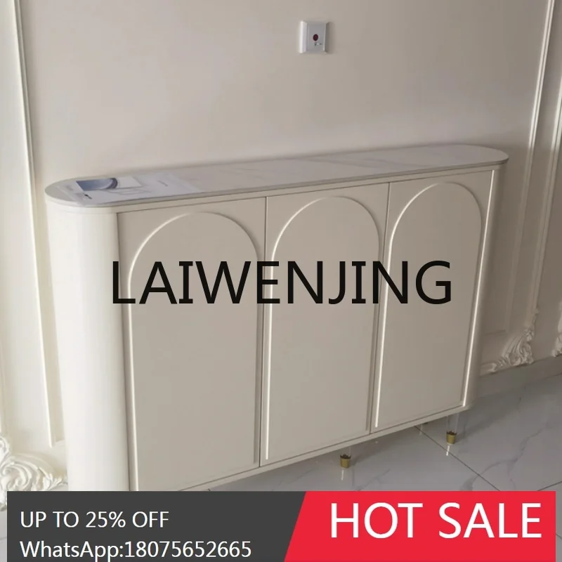 

RWJ Narrow Modern Minimalist Tea Storage Kitchen Side Cabinet Buffet