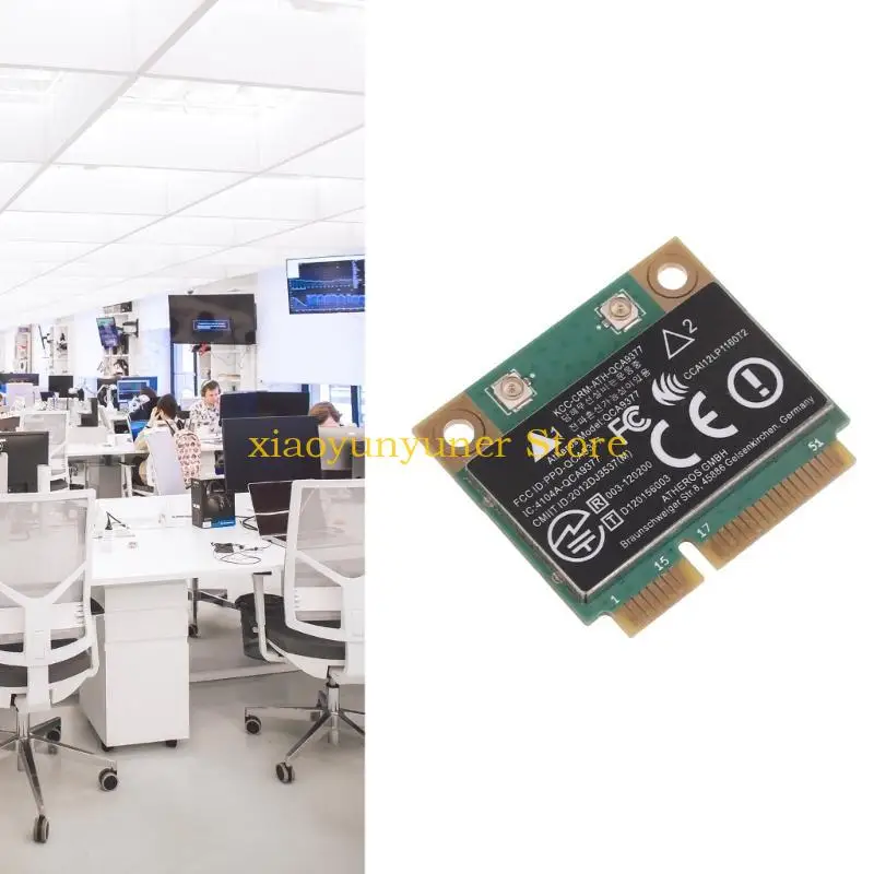 

P9JB 433mbps Mini PCIE WiFi Adapter QCA9377 WiFi Card 2.4Ghz 5Ghz WiFi Adapter Wireless Networks Card Mini PCIE Wifi Adapter