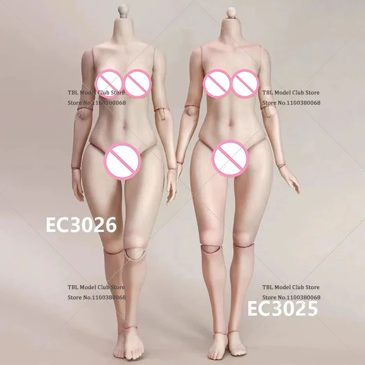 True1Toys EC3025 EC3026 1/6 Scale ทหารหญิงพีชสะโพก Movable Joint Body Fit 12 นิ้วซีด/Suntan Skin Action รูปตุ๊กตา