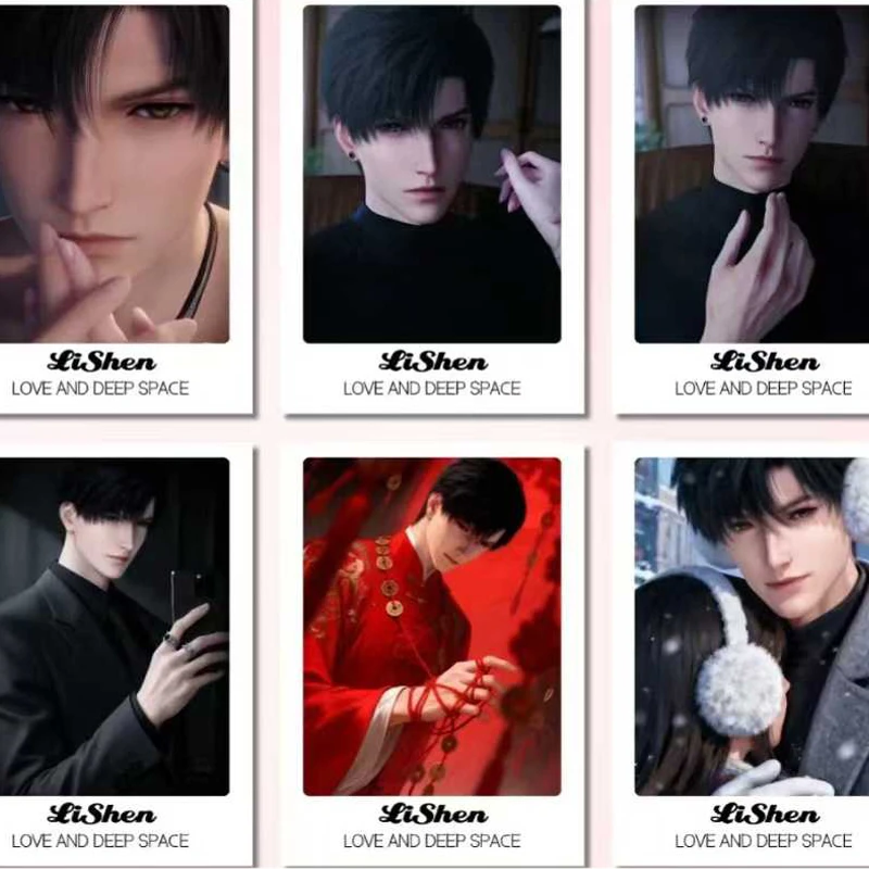 Love and Deepspace Collection Cards Gold Foil Polaroid Male God Series Hot Selling Deluxe Edition Anime Collectors Gift
