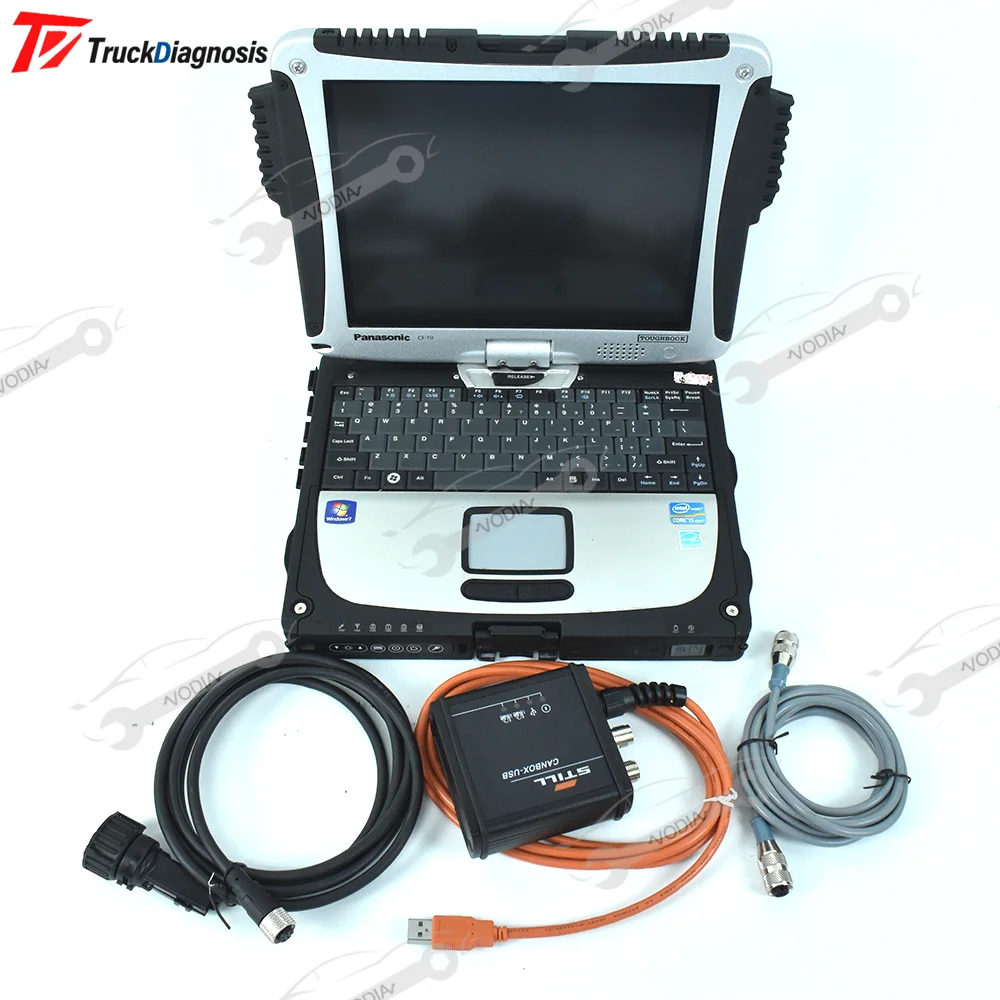 For Still forklift CANBOX USB interface with CF19 laptop Still forklift diagnostic tool CANBOX