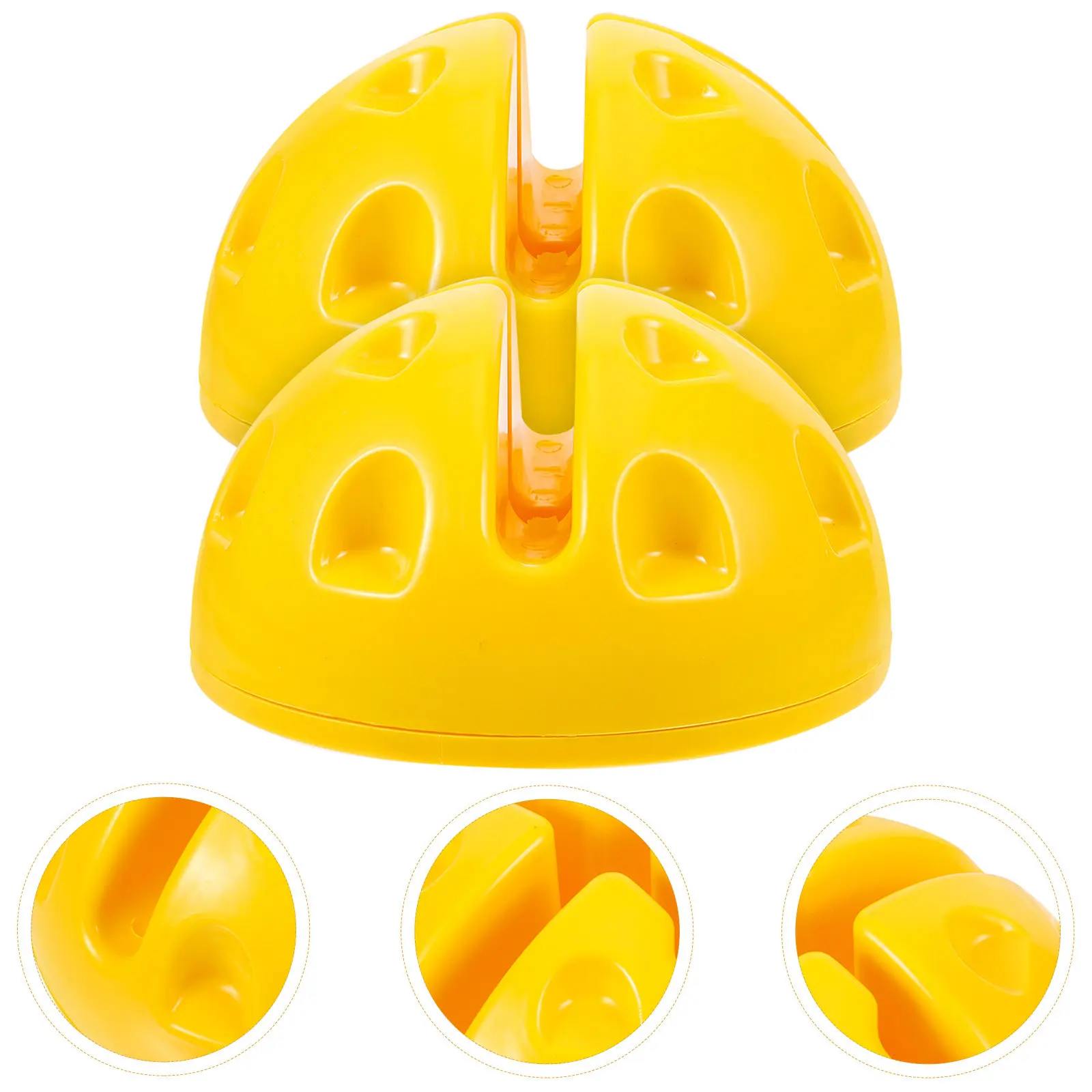 2pcs-pole-base-for-soccer-training-sturdy-plastic-stability-base-with-obstacle-function-for-basketball-agility-speed-skill