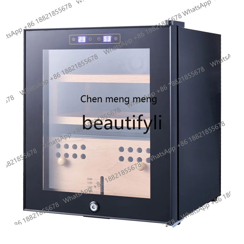 

Z189 48L Small Household Moisture Control Temperature Control Compressor Cedar Wood Tobacco and Alcohol Cabinet Air Cooling