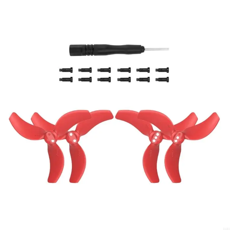 4pcs طائرات مراوح مراوح ضوضاء منخفضة الضوضاء مرادف