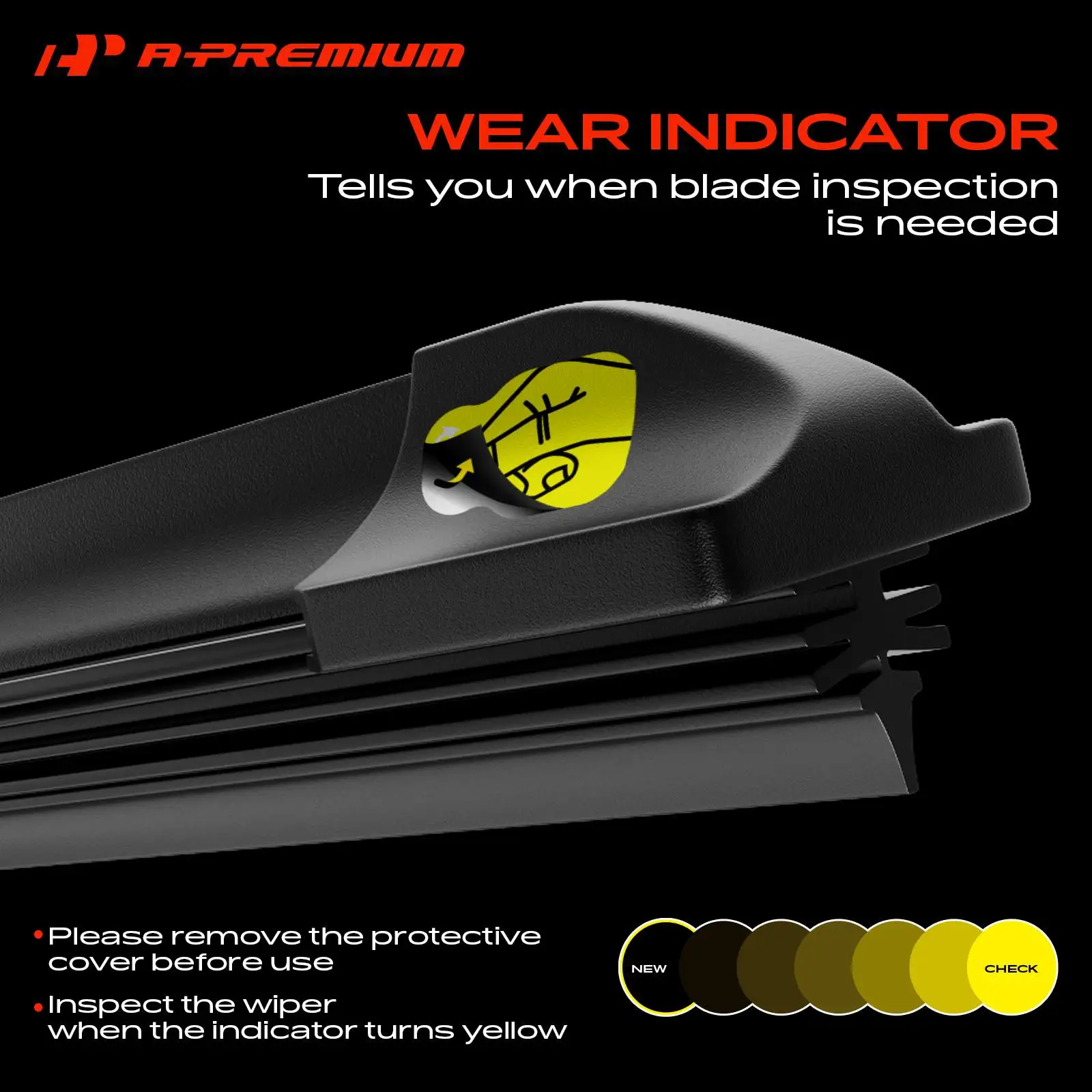 A-Premium 3Pcs 24'' & 20'' & 15'' Windshield Wiper Blades for Audi Q5 SQ5 2018-2024 Q3 2021-2024 allroad 2013-2016