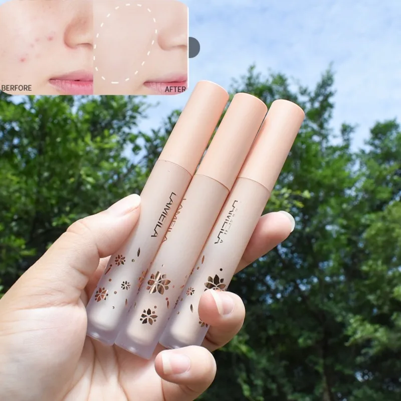 1 szt. Korektor do twarzy w płynie, kryjący cienie pod oczami, trądzik, naturalny efekt makijażu, podkład w kremie, kosmetyki dla kobiet