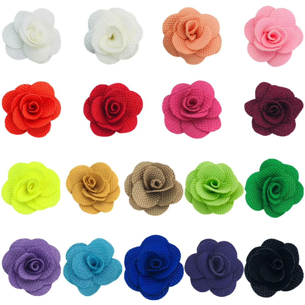 

1000 шт., оптовая продажа, 3,5 см, камелия, кукурузное зерно, ткань, труба, цветок, детские головные уборы, аксессуары «сделай сам», подвесной орнамент для домашних животных, пятно