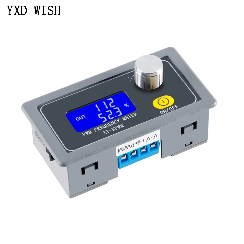 XY-PWM Signal Generator 1 Channel 1Hz-150KHz PWM Signal Generator Pulse Frequency Duty Cycle Adjustable Module LCD Display