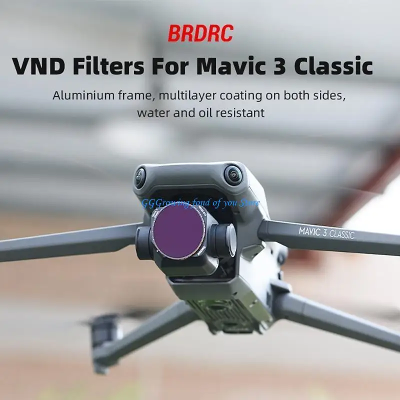 H9EB Ulepszone drony Filtr ND Filtr ze stopu aluminium i szkła optycznego dla 3Classic