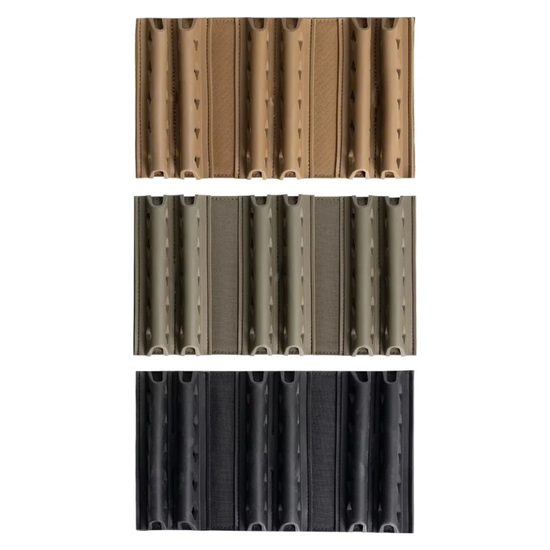 Silicone Cushion Pad, Ventilated Cushioning Pad for Load-Carrying Gear Linings, Raised Ridges with Removable Hook-Fastener H8WD
