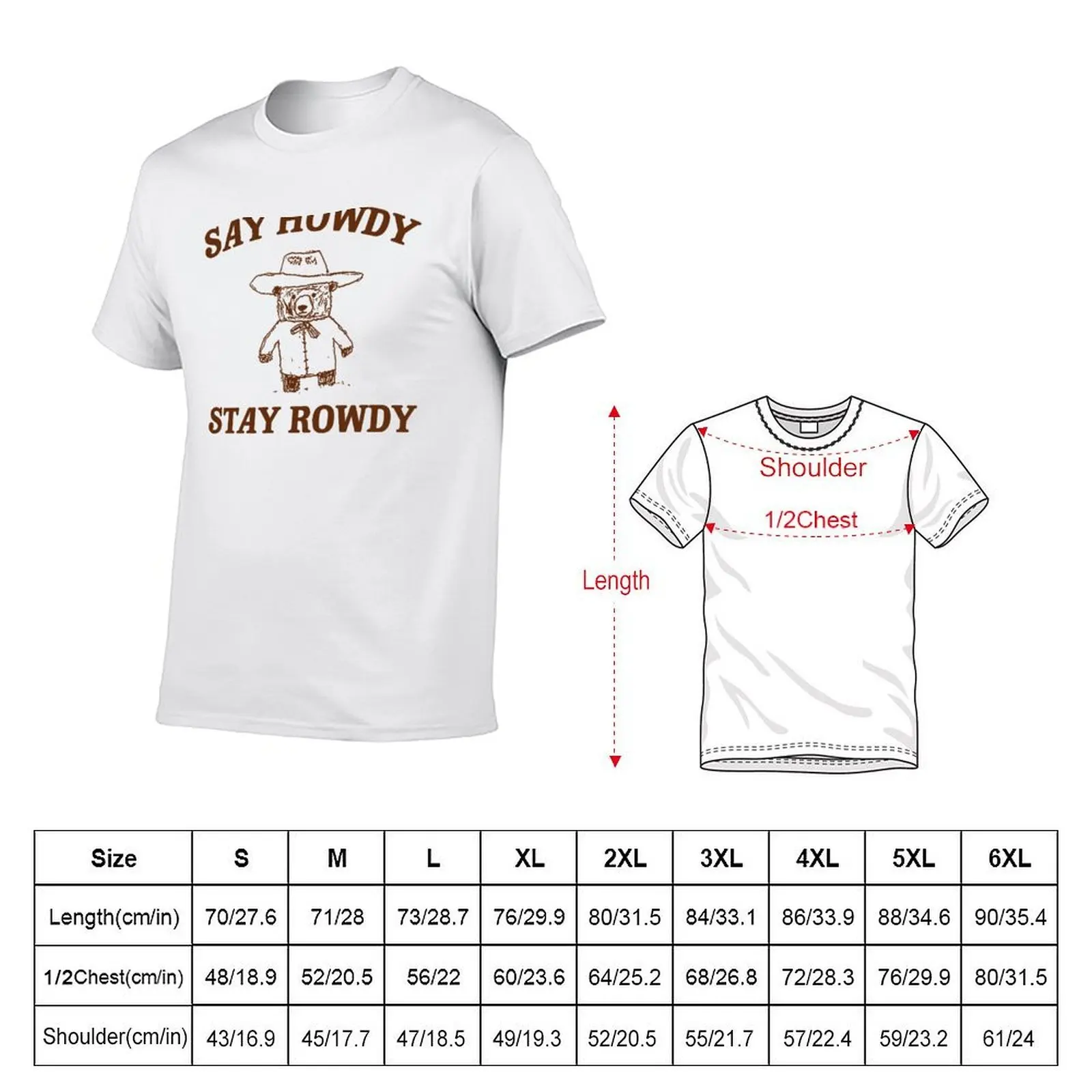 Say Howdy Stay Rowdy, Retro Cartoon T Shirt, Weird Meme T Shirt, Trash Panda T Shirt, Unisex T-Shirt