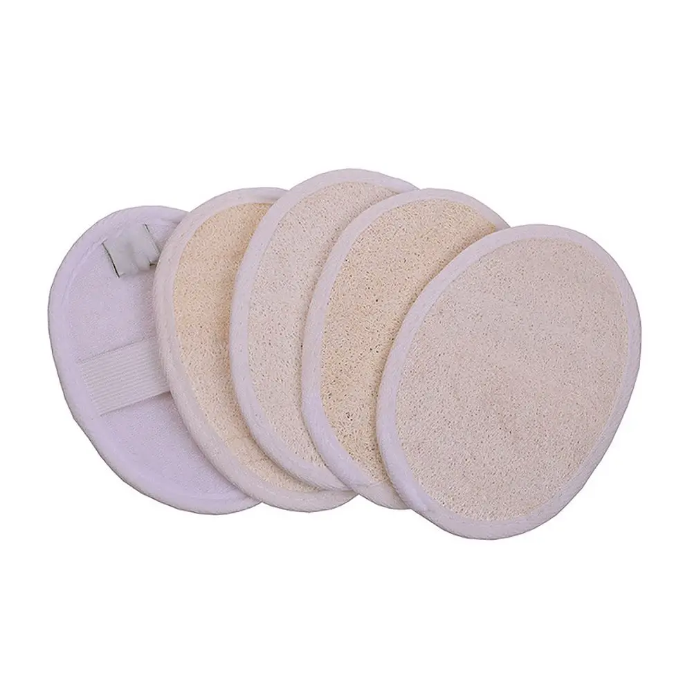 Natural Loofah Bath Exfoliating Scrub Sponge Body Scrubber Exfoliator Soft Shower Cleaning Brush Back Cleaner Pad Bathing Tools