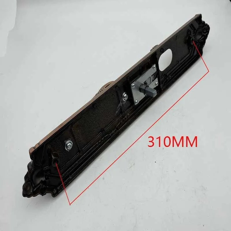 Door Lock Aluminum Alloy Pressing Large Handle Entry Door Stainless Steel Door Lock Luxury Pressing Handle
