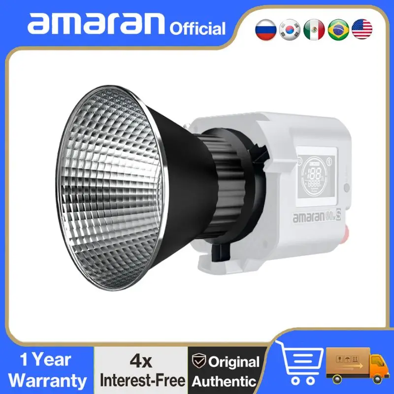amaran COB 60 Bowens Mount Mini Reflector for amaran 60ds 60xs by Aputure