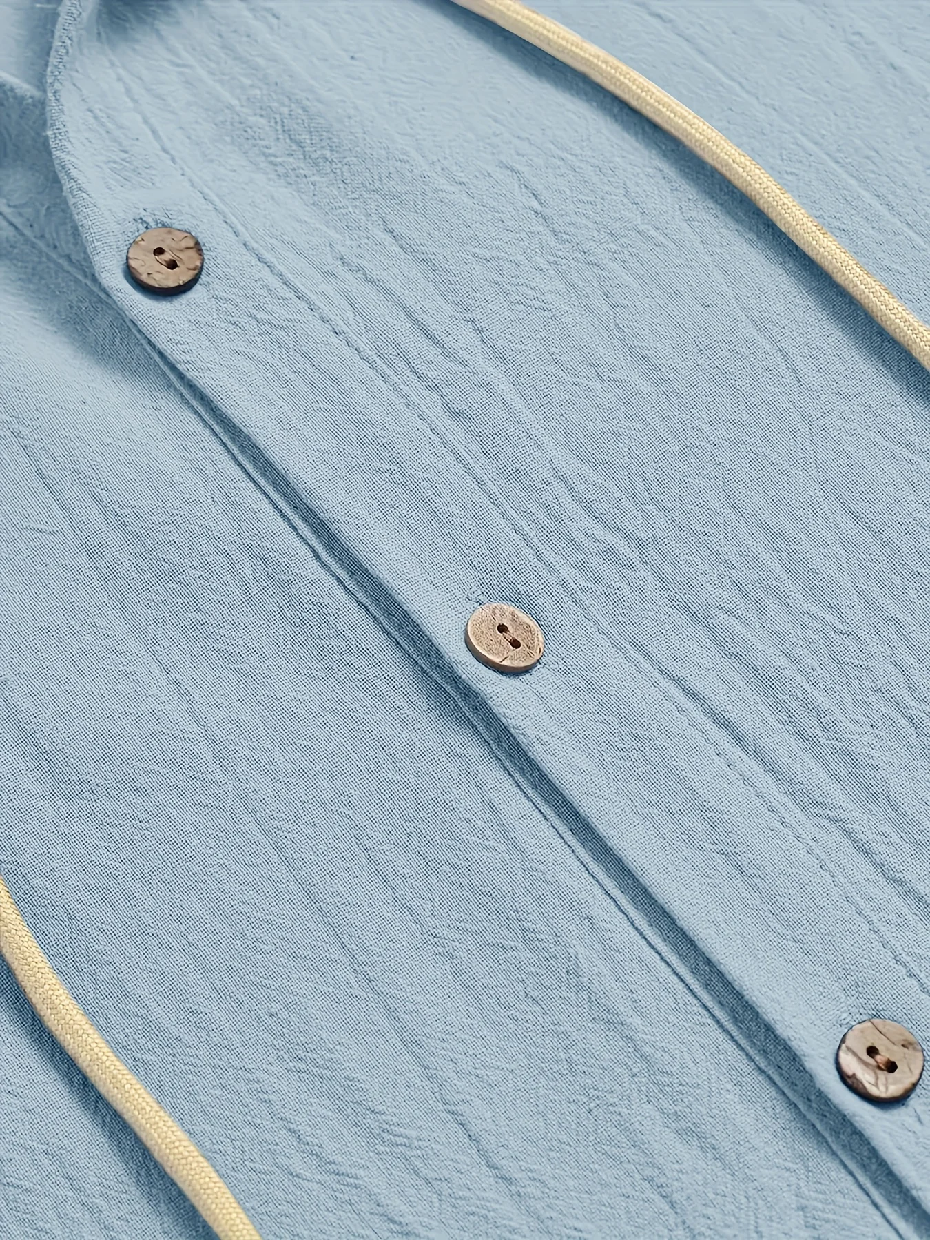 Camisa casual con capucha y botones para hombre, camisa hawaiana, para el trabajo, vacaciones, salidas diarias, desplazamientos de ocio