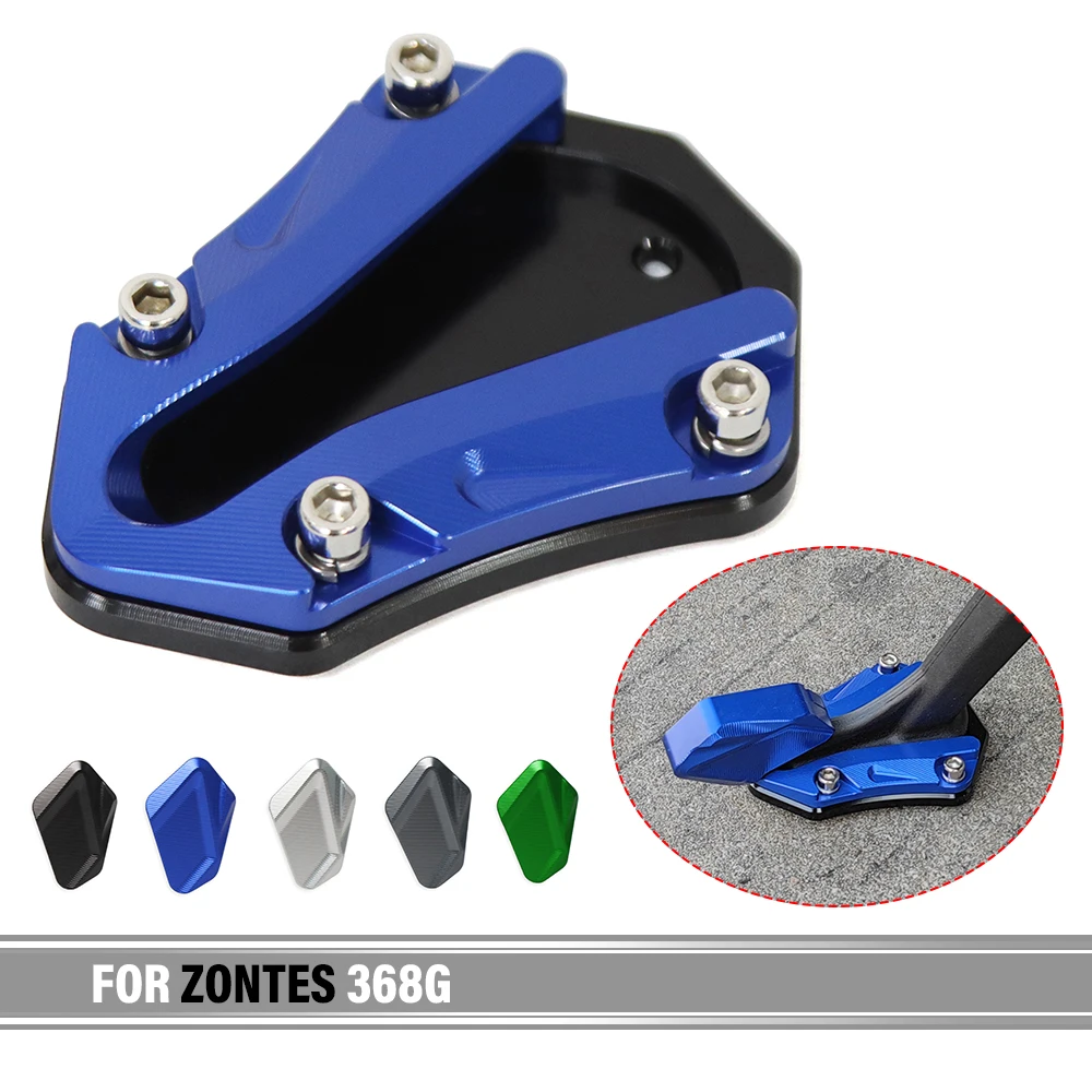 For ZONTES 368G 368 G 368-G 2024  368 G  368 G Foot Side Stand Extension Pad Kickstand Enlarger Support Extension Support Plate