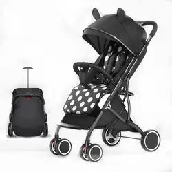 Wholesale Cheap OEM Baby CabIn Stroller Travel Light Weight Airplane Pram 2 In 1 Portable Lightweight Stroller For Baby