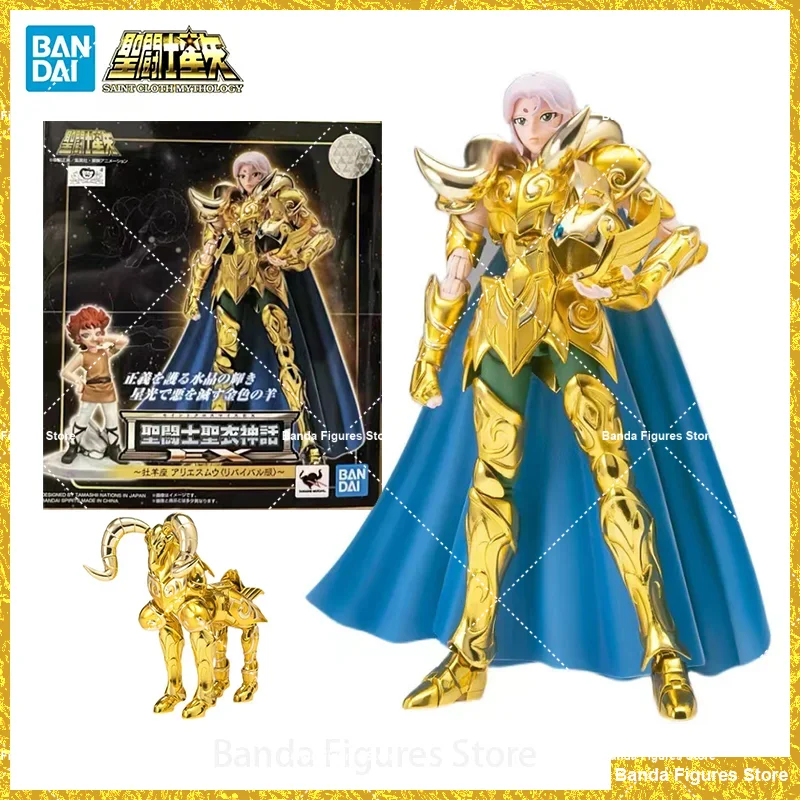 

Original BANDAI Saint Cloth Myth EX Aries MU KIKI In Stock Anime Action Collection Figures Model Toys