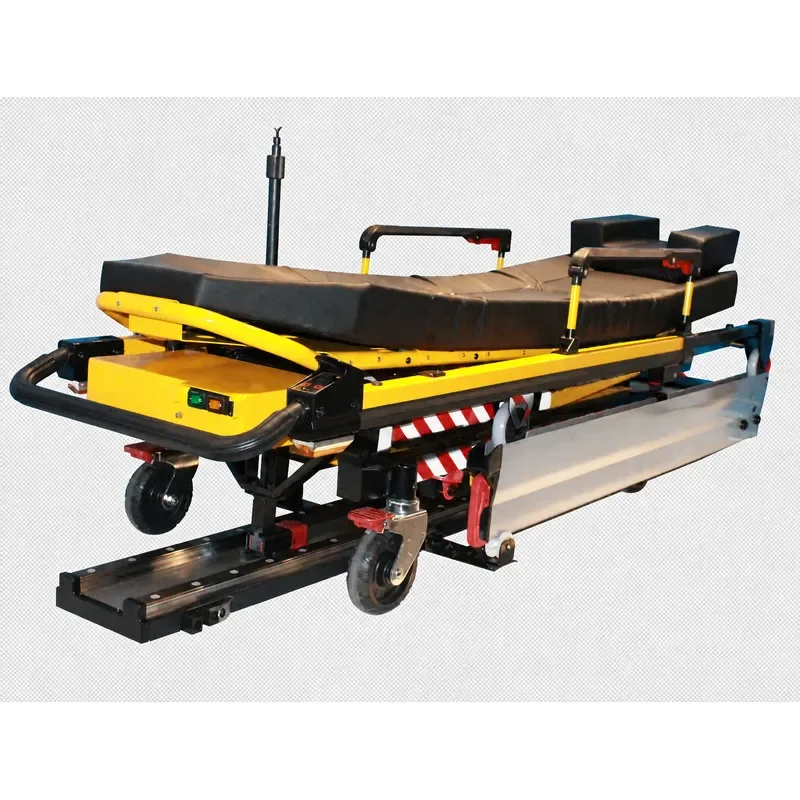 Ambulance Electric Stretcher Emergency Rescue Fully Automatic Cart Removable Portable Patient Transfer Bed for Hospital