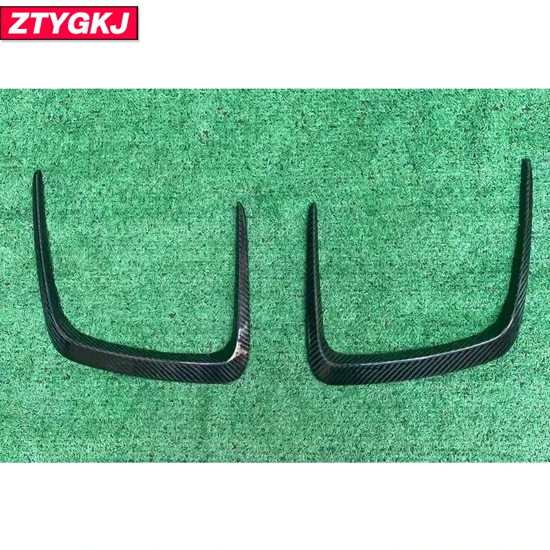 2 PCS High Quality Carbon Fiber Engine Hood Bonnets Trims For BMW M3 G80 M4 G82 2021 Up