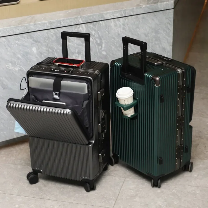 Trolley Suitcase Computer Boarding Travel Luggage Large-capacity Suitcase Password Box Luggage Multifunctional Suitcase