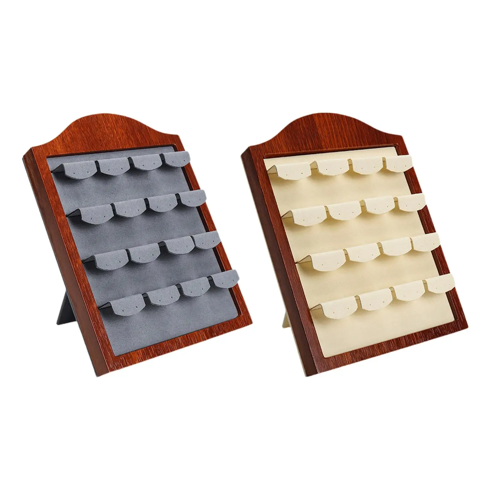 

Earring Display Stand Jewelry Display 12 Seat Women Portable Earring Studs Rack Jewelry Organizer for Jewelry Props Showcase