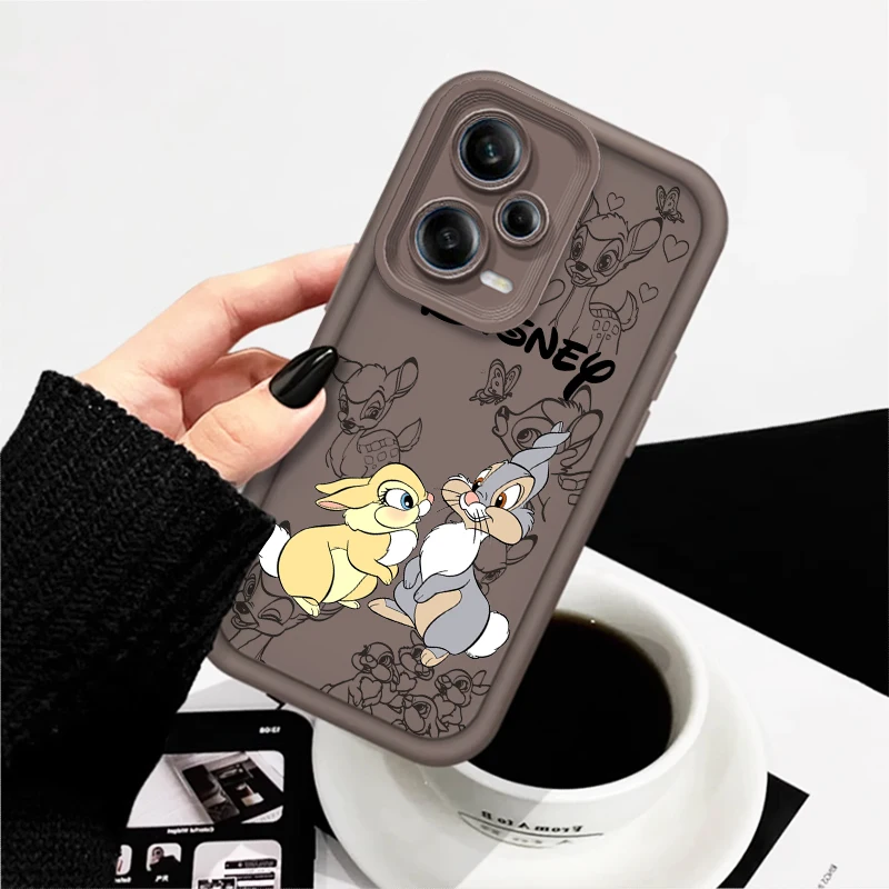 Disney Art Bambi Luxury Cool Eye Ladder For Xiaomi Redmi Note 13 12 12C 11 11S 10 10C 10A 9C 9A Pro 5G TPU Phone Case