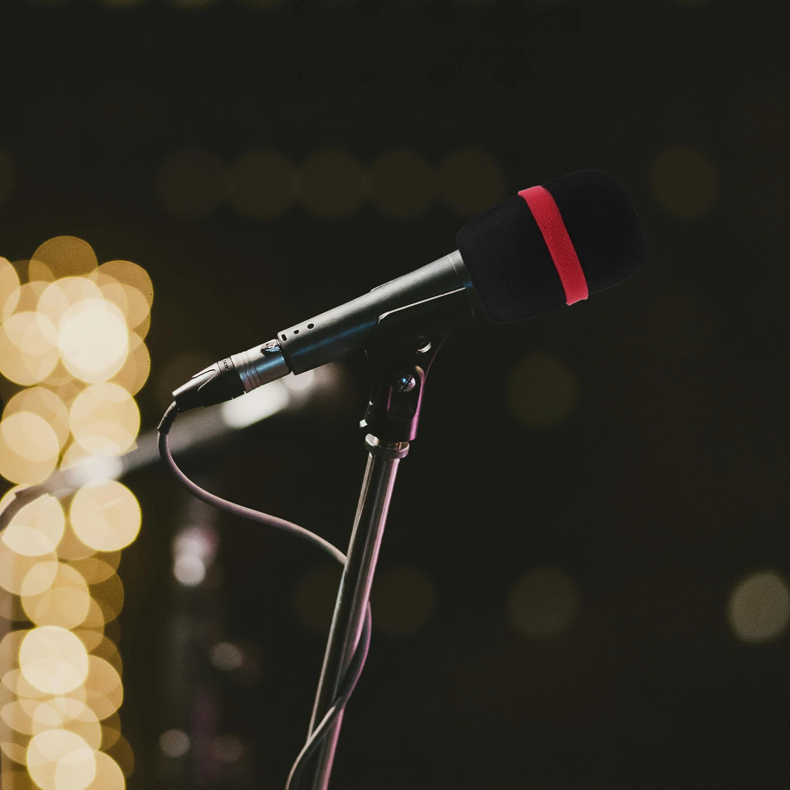 

12Pcs Vibrant Microphone Windproof Covers: Effective Sponge Protection for Clean Karaoke and Interview Sessions