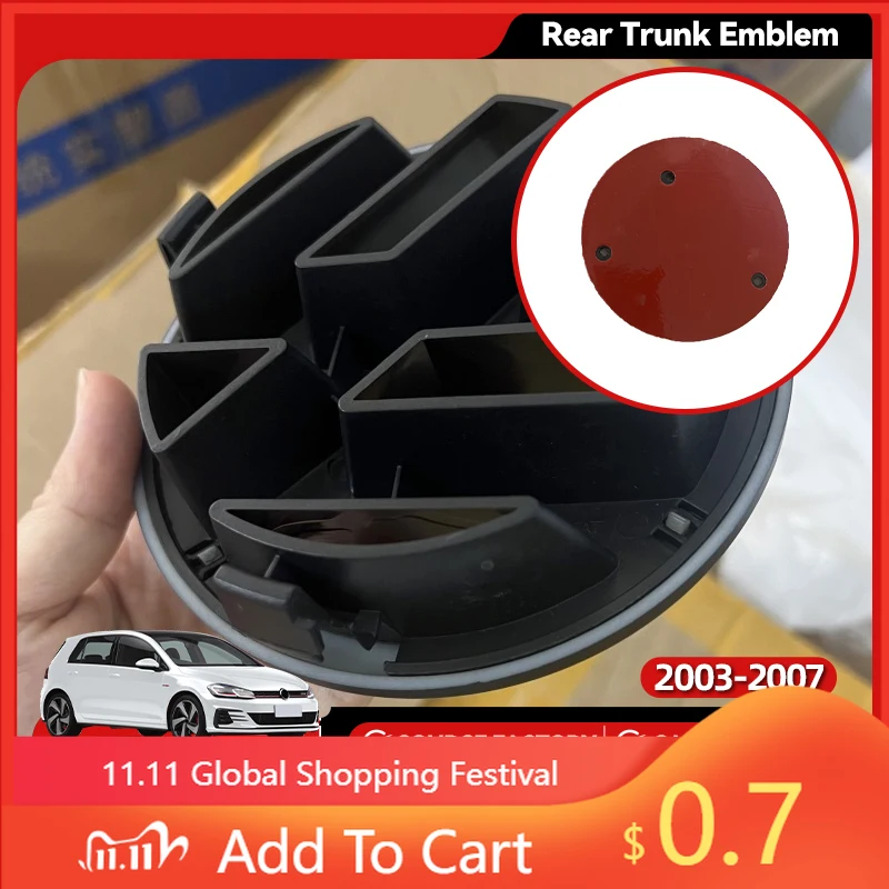 

Для Volkswagen VW внутренние наклейки 2 шт. ABS замена 127 мм 110 мм автомобильная передняя решетка значок задний багажник багажник эмблема крышка для гольфа