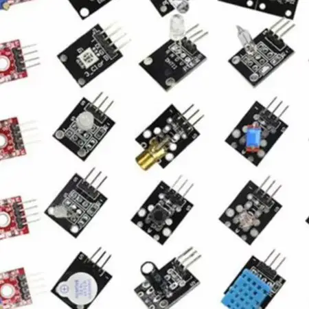 45 In Sensor Kit For Arduino For Raspberry Pi With Breadboard Power Gyroscope For Smart Car Robot Electronics Learning Set