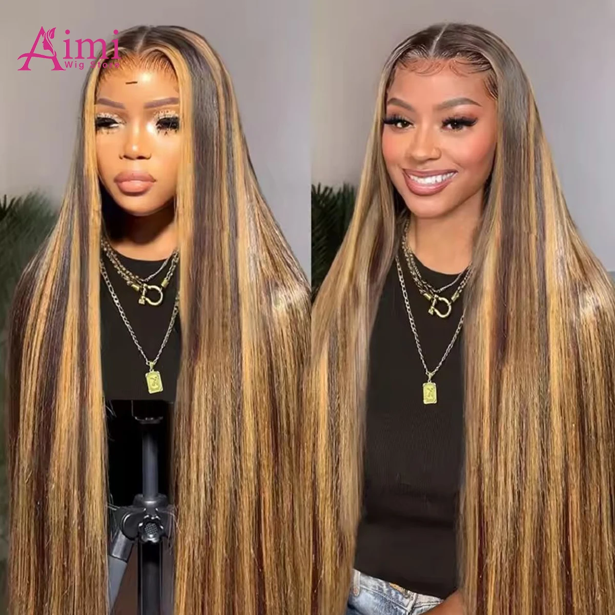 40 بوصة تسليط الضوء على 4/27 مستقيم 13x6 الدانتيل الباروكة الأمامية شعر الإنسان 200 الكثافة البرازيلي الشعر البشري قبل قطعها الملونة الدانتيل الباروكات