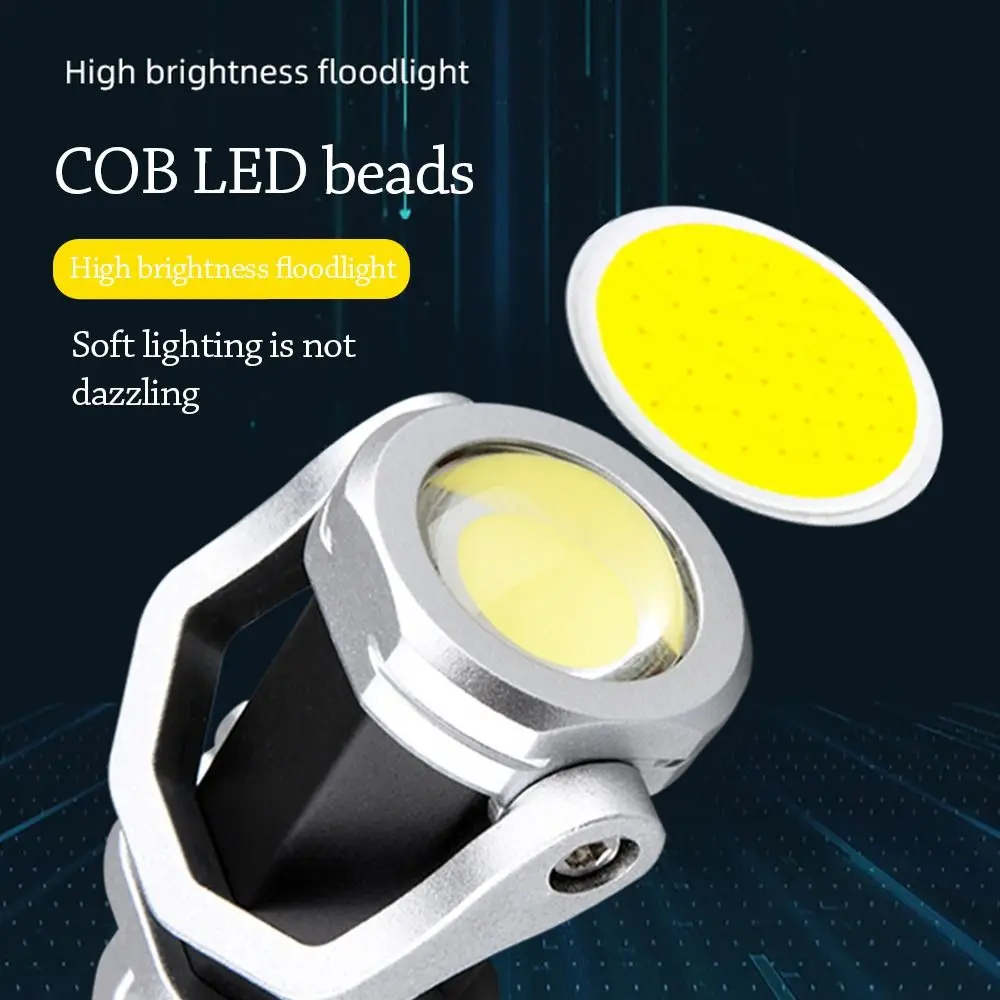 Mini Keychain Flashlights with Red&Blue Light USB Rechargeable LED Torch Ultra Bright Camping Lantern for Searching Hiking