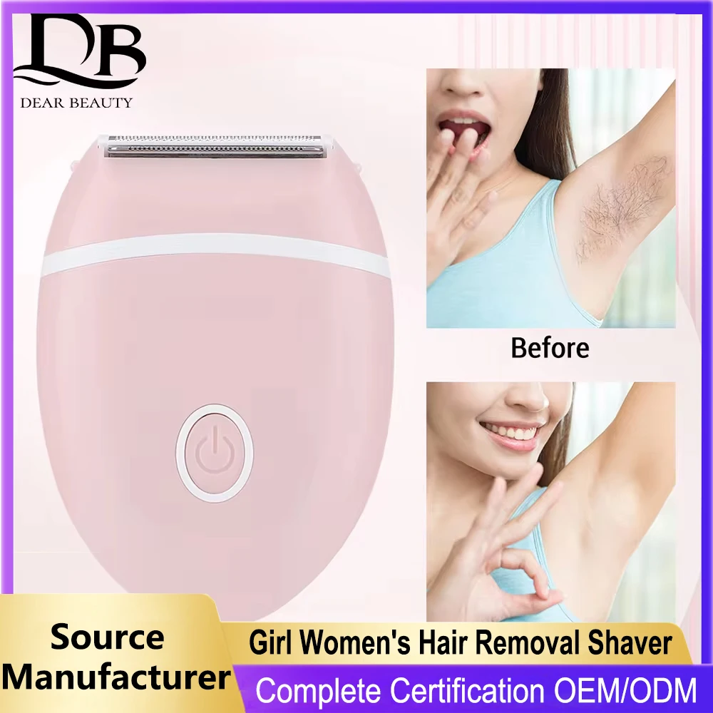 3 in 1 Girl Women's Hair Removal Shaver Mini Razor Special Whole Body Shaving Knife Armpit Intimate Area Electric Cleanser