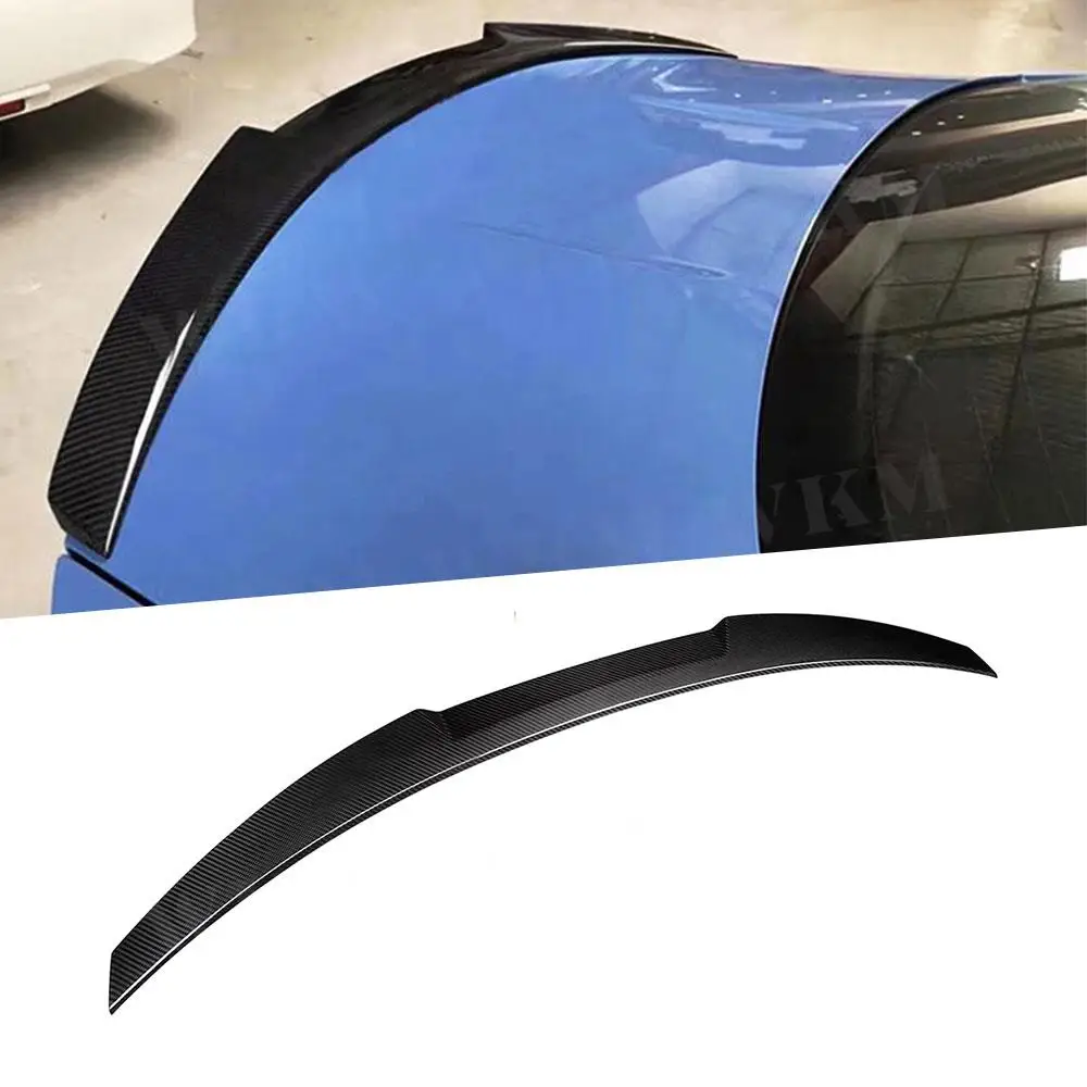 

Carbon fiber Rear Boot Spoiler Wings For Infiniti Q50 Q50S 2014-2020 Rear Trunk Trim Sticker Deck Spoiler Car Style