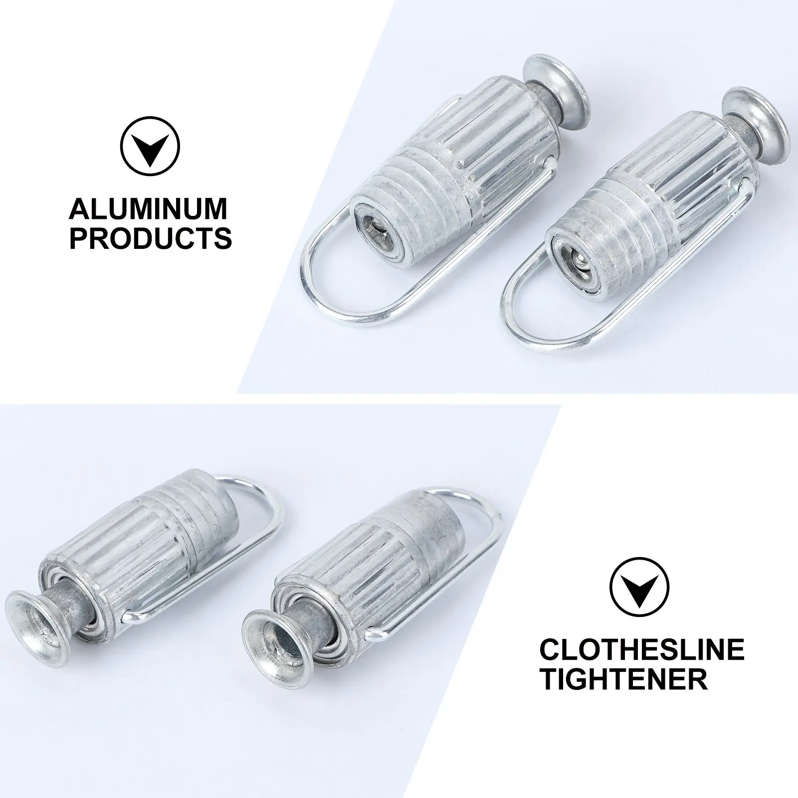 

2 Pcs Line Tightener Laundry Gadgets Clothesline Accessories Household Supplies Tools Travel Camping