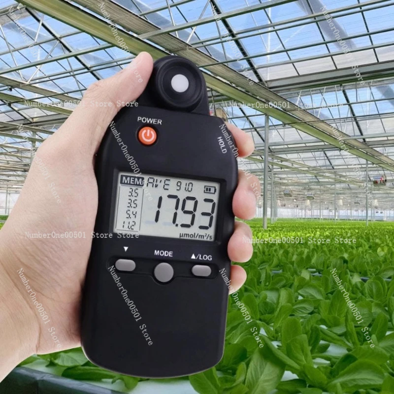 Portable Handheld Light Energy Photosynthesis Radiometer PPFD Measurement Light Intensity Meter PAR-355