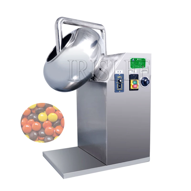 

Candy Coating Machine Sugar Coating Machine Adjustable Hot and Cold Air Polishing Spherical Machine