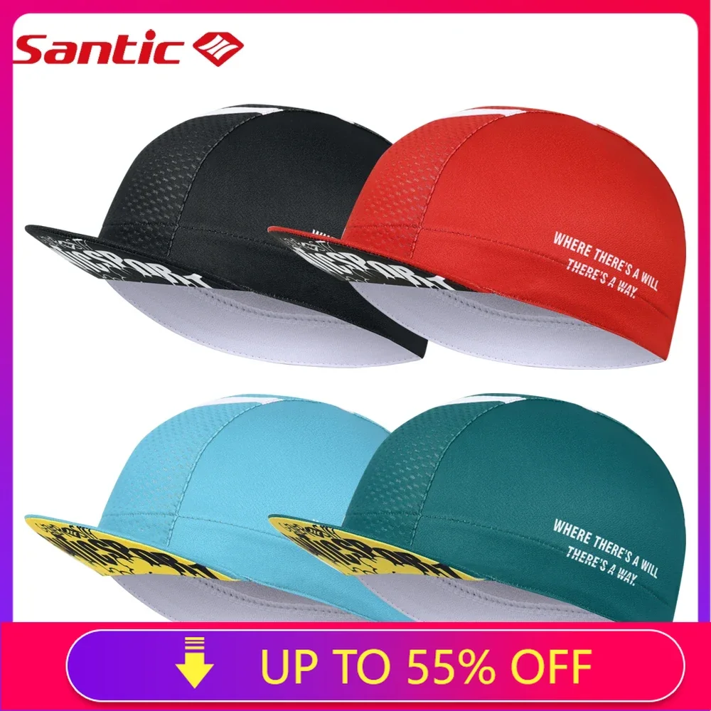 Santic Cycling Caps New  Bicycle Breathable Quick-drying Helmets Lined Sun Protection Riding Outdoor Sports Caps