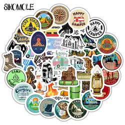 10/30/50PCS Go Camping Travel Stickers Wilderness Adventure Outdoor Landscape DIY Laptop Suitcase Motor Car Decal Sticker F5