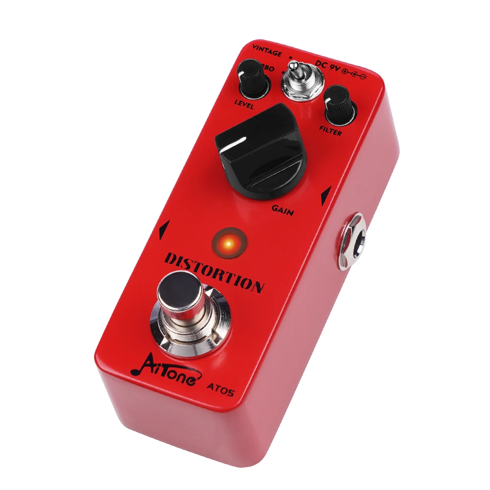 JOYO AITONE Series AT-05 Distortion Guitar Pedal 2 Practical Mode Vintage/Turbo Effect Adjustable Gain/Level/Fliter Control