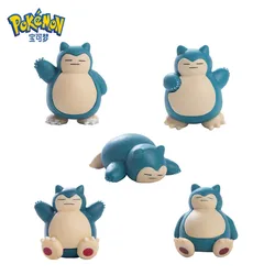 Bulk Buy Lot Pokemon Cartoons Movie Anime Figures Pikachu Snorlax Eevee alta qualità Action Pet Model Toy bambini regalo di natale